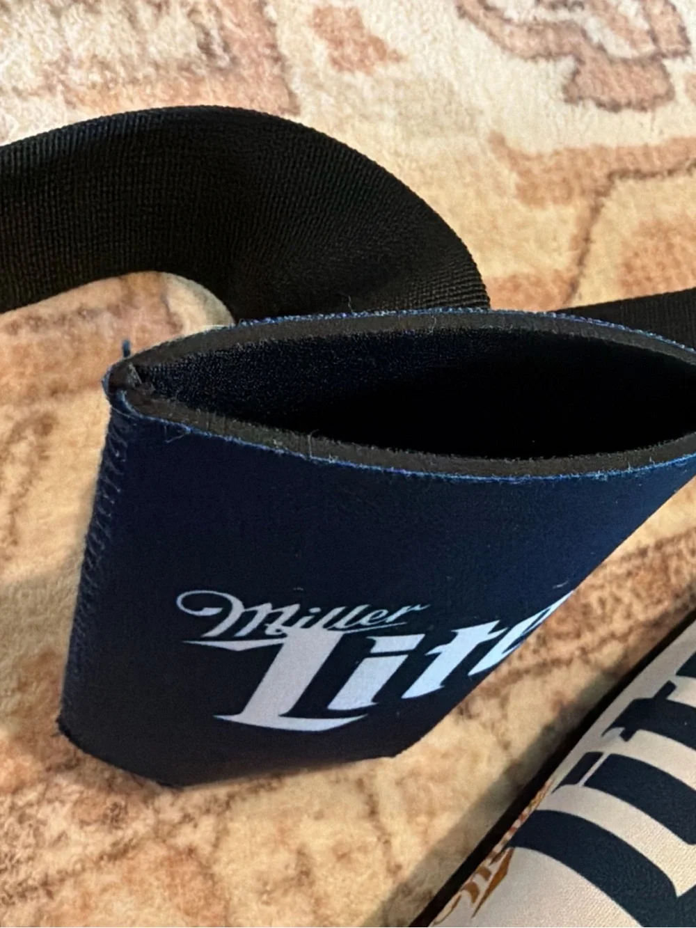 Miller Lite Branded White Neck Cooler Strap - Picture 9 of 10